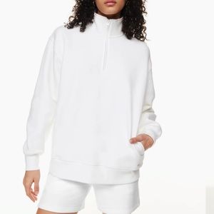 aritzia quarter zip up